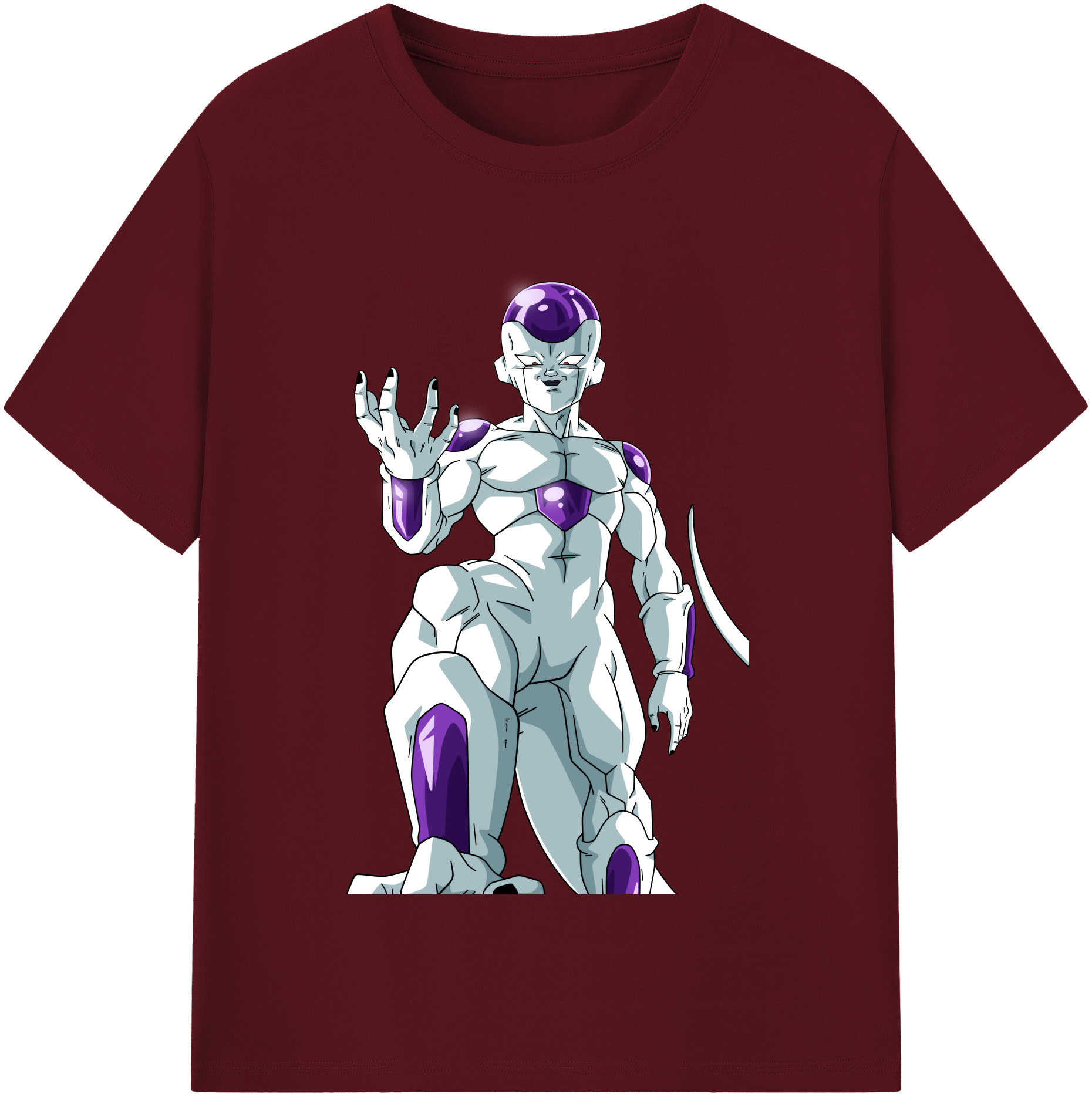 （画像用） ドラゴンボール フリーザ DRAGON BALL Frieza 綿100％半袖Tシャツ（フロントプリント）